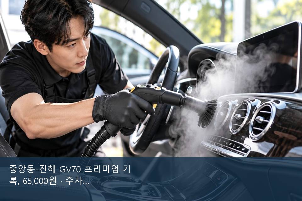 중앙동-진해 GV70 프리미엄 기록, 65,000원 · 주차장에서 부른 날
