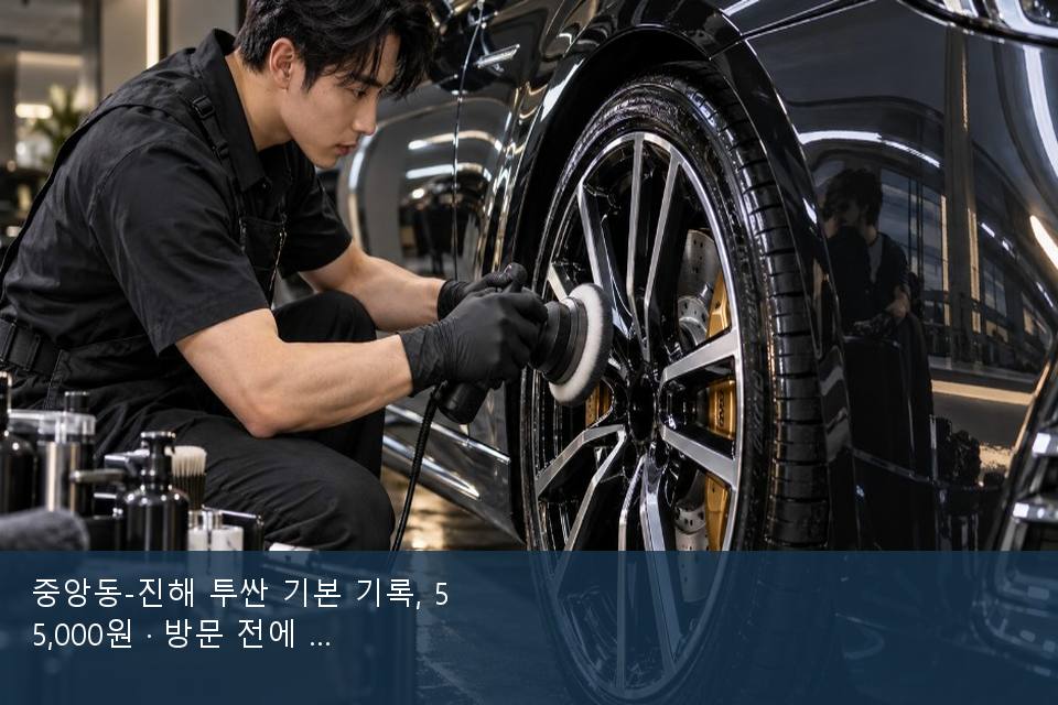 중앙동-진해 투싼 기본 기록, 55,000원 · 방문 전에 확인한 것